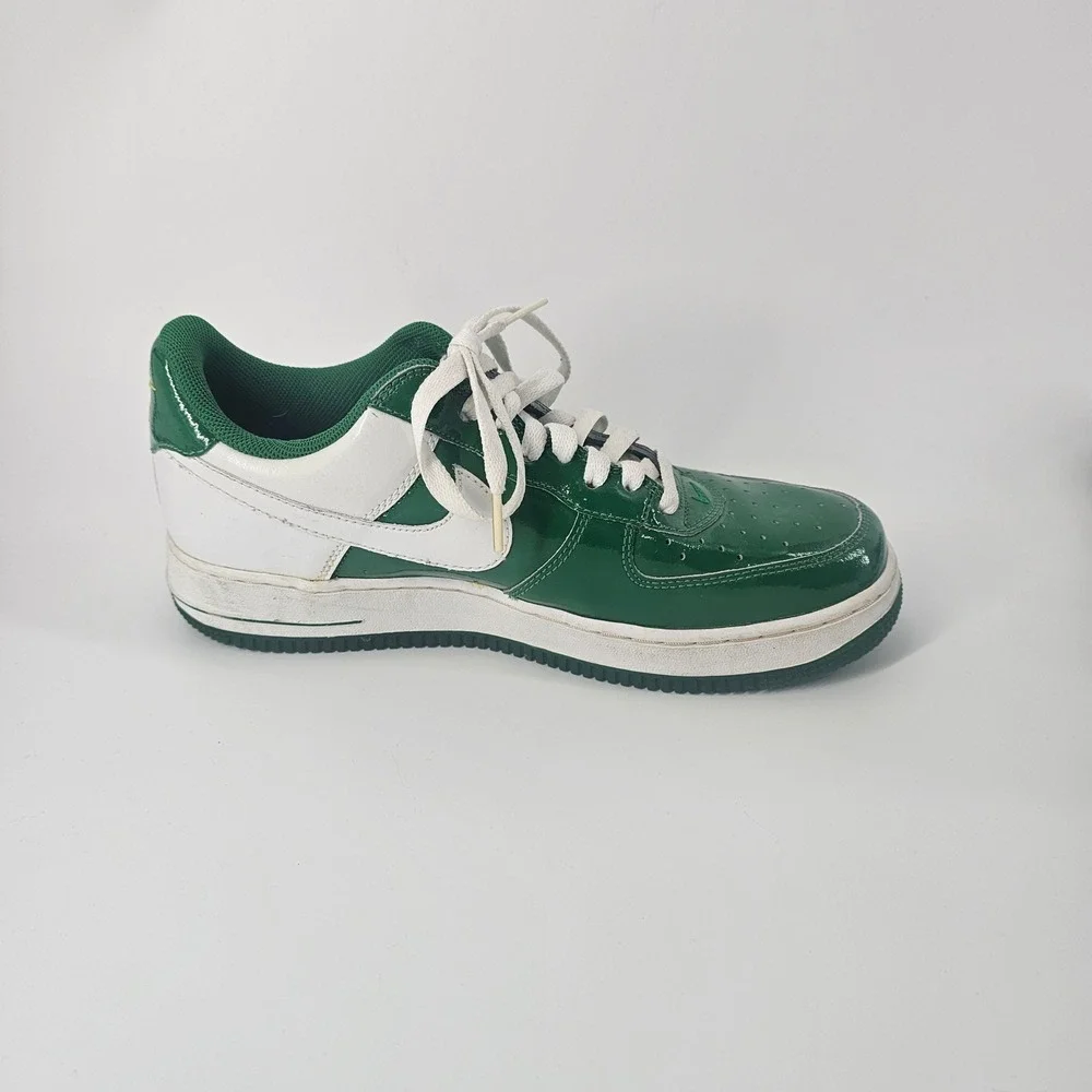 Nike Air Force 1 Mens 8 Green St. Patty Low Top Patricks Day Patent Vintage Y2K